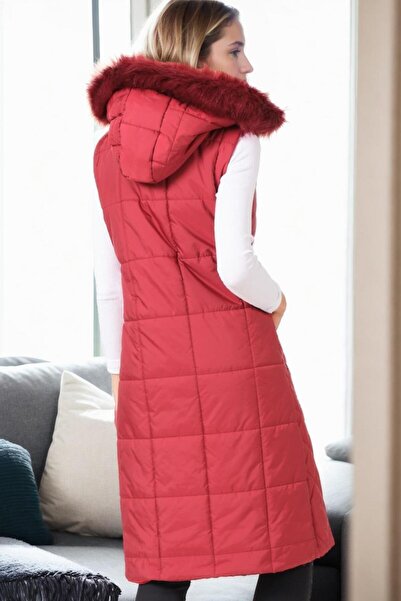 Dewberry Z9718 Vest-Bordo
