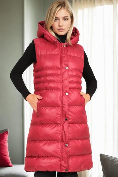 Dewberry Z9757 Vest-Bordo