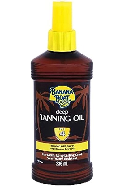 Banana Boat زيت تسمير بعامل حماية من الشمس 4، 236 مل