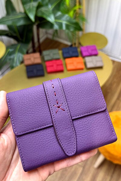 CüzCan Lily Purple Genuine Leather Women's Wallet Is Polite, Stylish and Convenient
