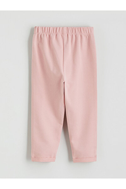 LC Waikiki Rmz Gi̇yi̇m Farkiyla Baby Girl Sweatpants with Waist Drawstring