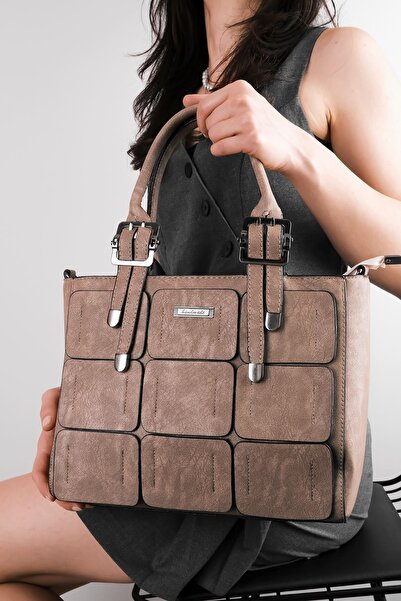 Lal Shoes & Bags GEANTĂ DE UMĂR KARIS Square Patterned 2129