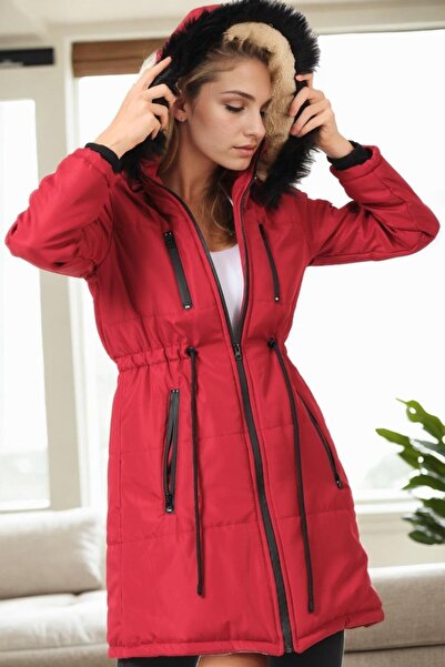 Dewberry Z9762 معطف-بورجوندي