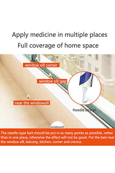 DMYRDH 10g Effective Ant Killer Gel Baits Trap for Household Use Indoor Killing Red Black and Yellow Ants