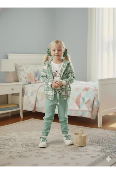 Amur 3-Piece Girl's Set Made of Cotton