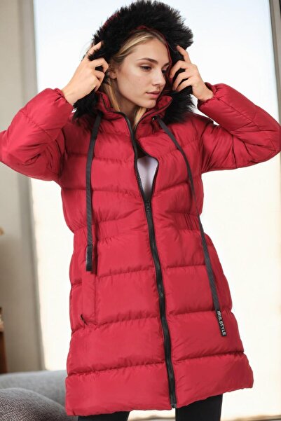 Dewberry Z6764 معطف-بوردو-1