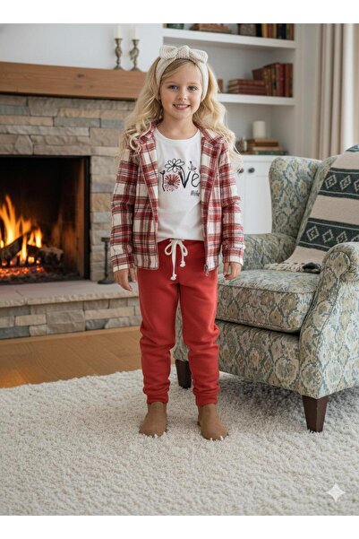 Amur Girl's Suit 3 Pieces Cotton