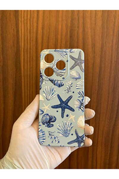 Newon Tecno Spark 10 Sea Shell Star Printed Inside Velvet Premium Silicone Phone Case (Ki5Q)