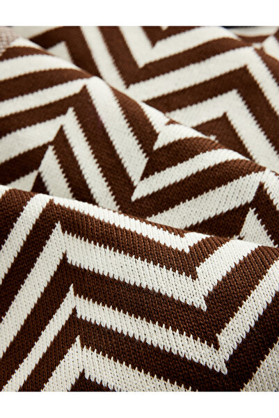 Koton Herringbone Patterned Long Scarf