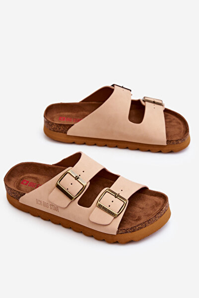 Big Star Shoes Women's slippers Big Star LL274478 Beige 37