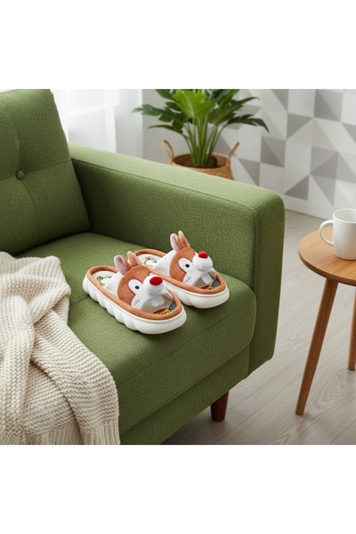 OEM Cheerful slippers for women, Open-toe slippers, Bunny model, P2076