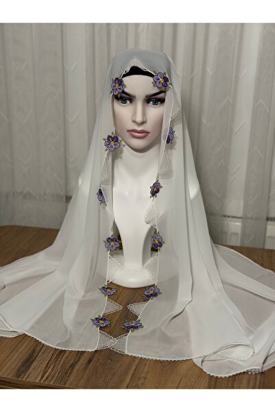 DEVSER Needlepoint Prayer Head Scarf