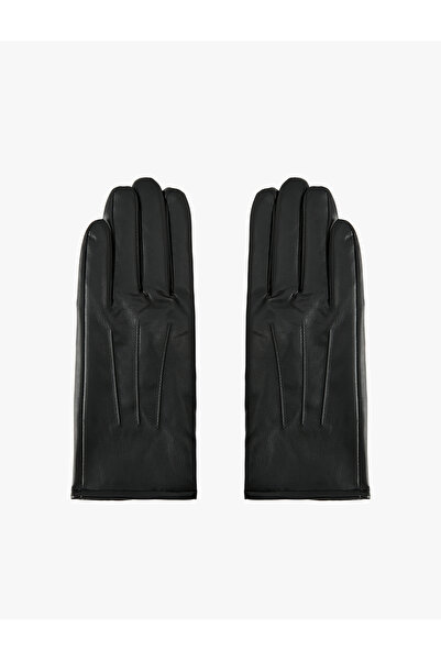 Koton Faux Leather Gloves