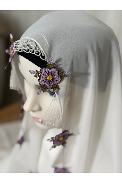 DEVSER Needlepoint Prayer Head Scarf