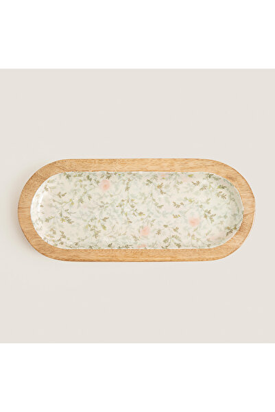 Chakra Carina Sunum Tabağı 30x13cm Natural