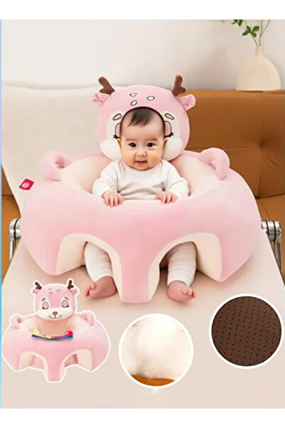 Generic Baby floor seat, portable and comfortable baby chair, learning-to-sit gift, baby gift,pink