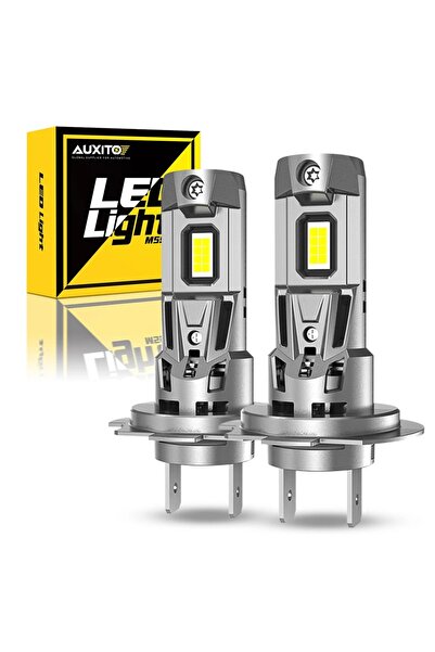 AUXITO Set de 2 becuri LED Auxito® H7, 120W/set, CANBUS, cu ventilator inclus