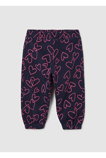 Ovs بنطلون بناتي متعدد الألوان من القطن الخالص بقصّة عادية