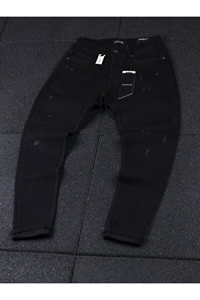 erkek siyah denim pantolon