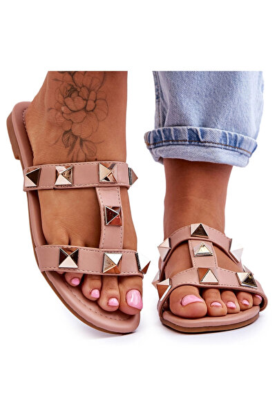 BOTO Papuci femei cu capse nude Mercure 37