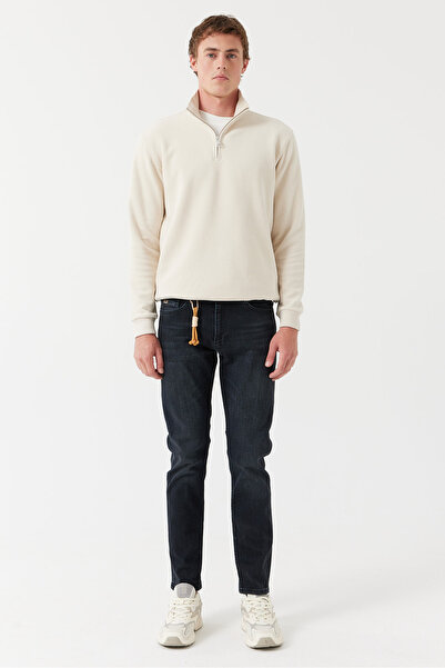 PAULMARK Blugi pentru bărbați talie înaltă slim fit