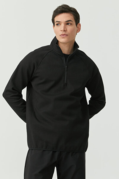 PAULMARK Top pentru bărbați cu fermoar și guler