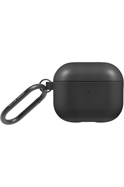 Native Union Roam Case for AirPods (3rd Gen) – Smooth Minimalist Case with Clip (Black)