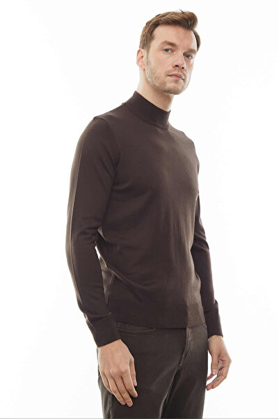 PAULMARK Ανδρικό πλεκτό πουλόβερ με μισό γιακά ψαράδικο