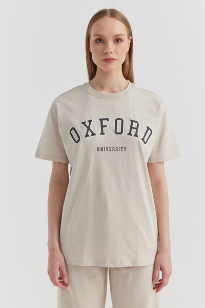 PAULMARK Femeie cu imprimeu basic tricou