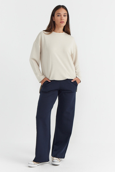 PAULMARK Γυναικείο ελαστικό παντελόνι με ελαστική μέση