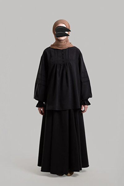 Lemaye Ribbed Tenselsoft Tunic - Black