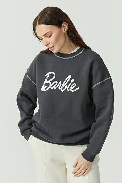PAULMARK Women's Barbie Printed Sweat Top