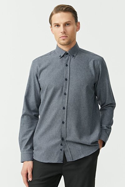 PAULMARK Gingham Patterned Regular Shirt