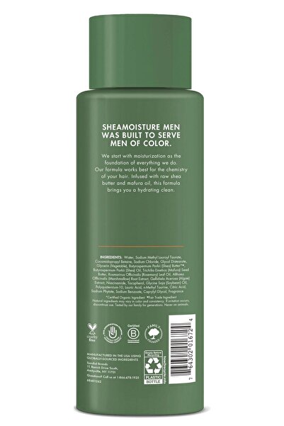 Shea Moisture Men Shea and Mafura Oil Moisturizing Shampoo 444ml