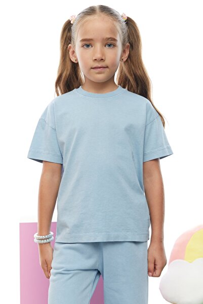 PAULMARK تي شيرت بناتي قصة فضفاضة