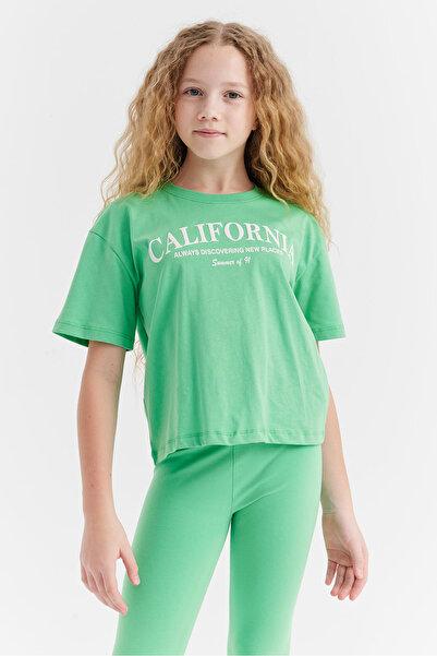 PAULMARK Detaliu de imprimare în relief pentru fete tricou