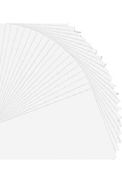 BBA Printable Self-Adhesive Vinyl for Inkjet Printers - 20 Waterproof White Matte Sheets 21×29.7 cm - B
