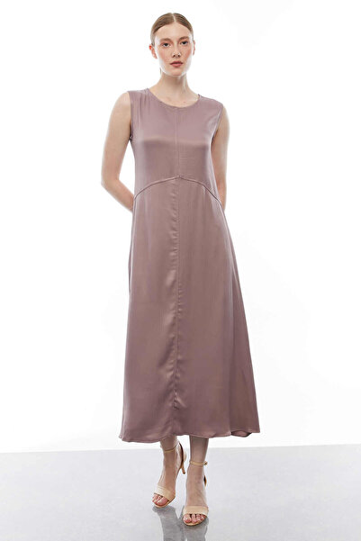 PAULMARK Rochie fără mâneci cu cusături