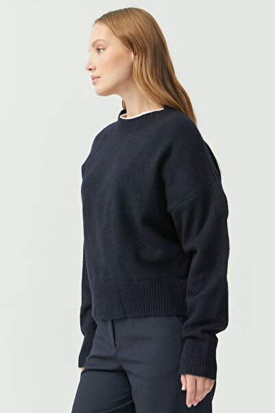 PAULMARK Γυναικείο Πλεκτό πουλόβερ με λαιμόκοψη