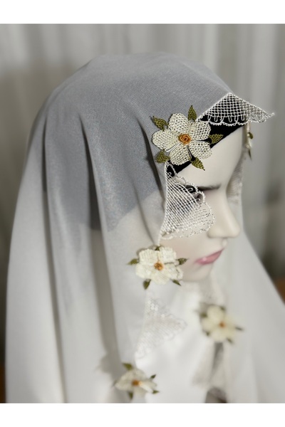 DEVSER Needlepoint Prayer Head Scarf