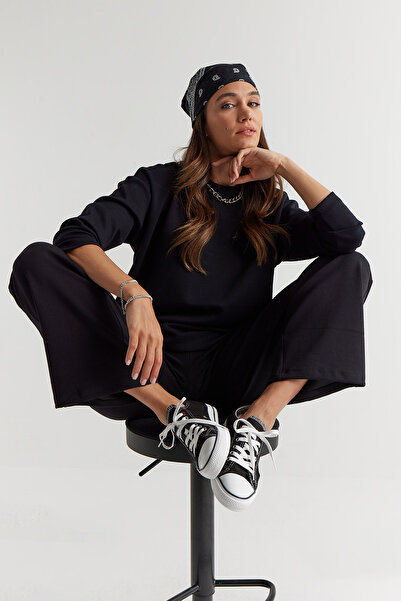 PAULMARK Women's Elastic Waist Sweat Bottoms