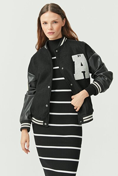 PAULMARK Women's Bomber Coat
