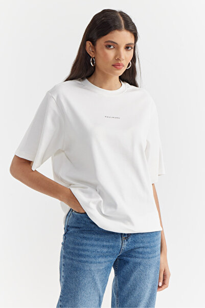 PAULMARK تي شيرت نسائي مكتوب