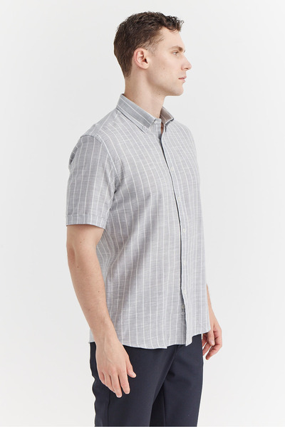 PAULMARK Ανδρικό πουκάμισο με ριγέ σχέδιο