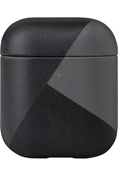 Native Union Marquetry AirPods Case - Geometric Leather, Wireless Charging (B...