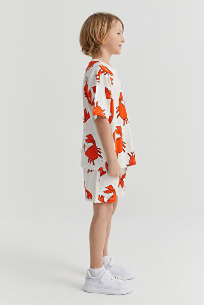 PAULMARK Erkek Çocuk Desenli Pijama Takımı