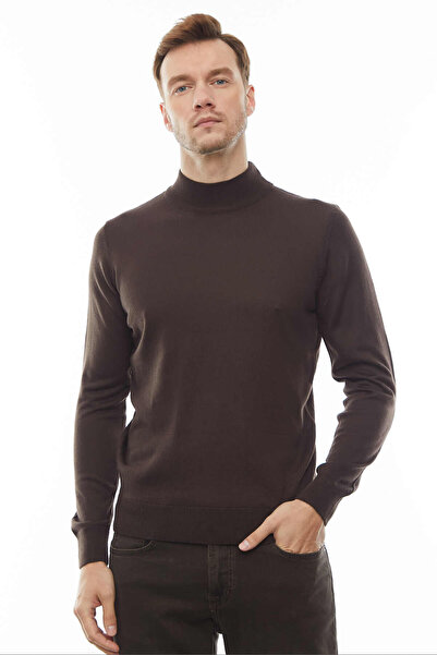 PAULMARK Ανδρικό πλεκτό πουλόβερ με μισό γιακά ψαράδικο