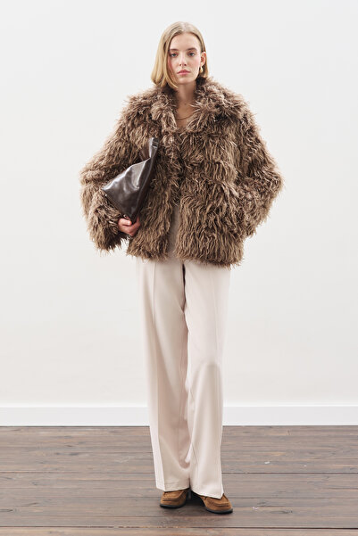 Manuka Mara Fur Coat Brown