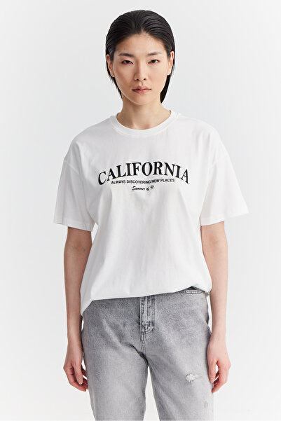 PAULMARK Γυναικείο μπλουζάκι Basic με τύπωμα