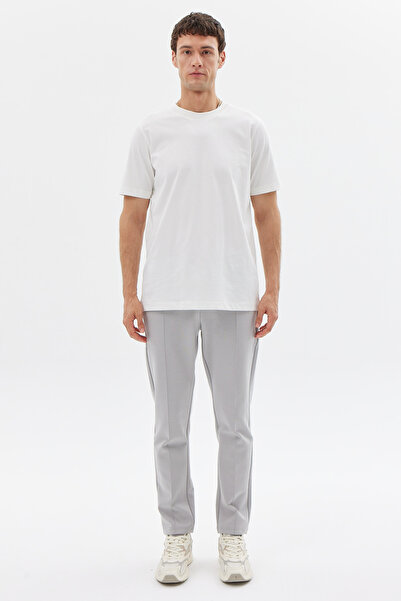 PAULMARK Ανδρικό παντελόνι με λεπτομέρεια ραφής στο μπροστινό μέρος